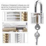 Professional Locksmith Toolkit Reliable Metal Practice Tools Set Ideal for Padlocks DIY Hand Hardware Kit
