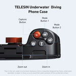 LinkMejor Diving Waterproof Phone Camera Shoot Hand Grip Phone Case Holder Shooting Aid Remote Control Handle for Smart Phone