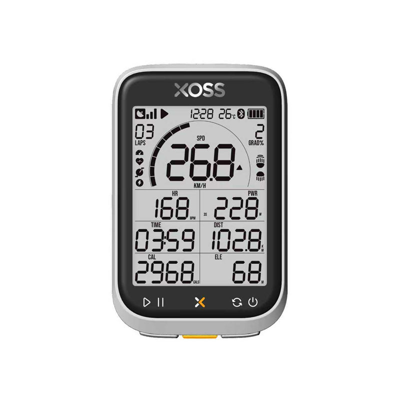 LinkMejor G+ Gen.3 GPS Bike Computer 2.8 Inch Screen ANT+ Bluetooth IP67 Waterproof  40H Battery Cycling Speedometer Odometer