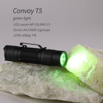 Convoy T5 LED Blue Green Orang Yellow Red Light Flashlight AA/14500 Mini LED Torch Flash Light 12Groups Fishing Camping Linterna Work Lamp