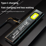 LinkMejor Keychain Flashlight Multi-functional Portable USB Rechargeable Mini Torch Light With Magnet For Outdoor Hiking Camping