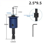 6.35mm 1/4 Inch Shank Countersink Drill Bit Woodworking Counterbore Hole Drill Bit Adjustable Depth Stop