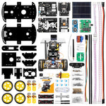 LinkMejor Solar ESP32-32 Camera Programming Education Robot Car IoT Ultrasonic Intelligent Programming Robot