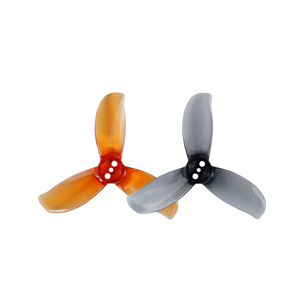 4 Pairs GEMFAN D2.2 3-blade 2.2 Inch PC Propeller 1.5mm Hole for Betafpv Pavo20 Pro II RC FPV Racing Drones