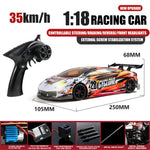LinkMejor 2192 2193 1/18 2.4G 4WD RC Car Drift  LED Light High Speed Racing RTR Vehicles Models Full Propotional Control Electric Toys