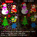 16 Patterns Projector LED Lights Christmas DJ Party LightsStage Light  Indoor and Outdoor Decoration Laser Lamp Holiday Lighting