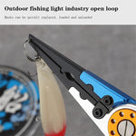 LinkMejor Fishing Pliers Line Cutter Split Ring Multi-Purpose Cutter With Coiled Lanyard Buckle Tool For Outdoor Saltwater Freshwater Fishing
