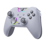 LinkMejor X05pro Tri-mode Gaming Controller with Dual Hall Triggers RGB Effects Joystick Gamepad Four-zone Vibration Feedback 1KHz Polling Rate 1000mAh Video Game Controller