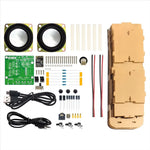 DIY Dual Channel Stereo Bluetooth Speaker Kit 3W Audio Output Transparent Acrylic Shell MH-M18 Bluetooth Module DC5V Soldering Assembly Electronic Components