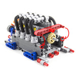 LinkMejor Technology Building Blocks Bricks Power Functions Automotive Speed Gearbox V8 Engine Model Transmission Machinery M L Motor Battery Box DIY Assembling Toys
