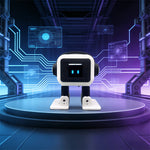 AI EMO Robot Interactive Chat Dancing Emotional Companion ESP32-S3 1.54-Inch TFT Screen 4 Servos 7.4V Voice Wake-Up Multi-Language Dialogue