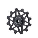 LinkMejor 12/14T Bicycle Ceramic Pulleys Lightweight Aluminum Alloy Smooth Speed Change Bike Rear Derailleur Bearing Guide Wheel for MTB
