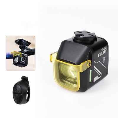 LinkMejor 1200LM Wired Remote Control Bicycle Headlight Aluminum Alloy 4000mAh Type-C Charging Bike Front Light with Dustproof Lampshade