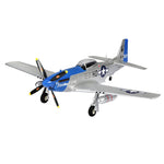 LinkMejor P-51 MUSTANG 750mm Wingspan EPO RC Airplane Fighter Fixed Wing PNP