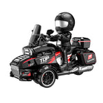 LinkMejor KF35 1:43 RTR 2.4G RWD RC Car Tricycle Motorcycle Full Proportional Control LED Light Drift Remote Control Vehicles Models Toys