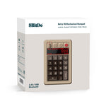 8Bitdo Retro18 18 Keys Mechanical Numeric Keypad Tri-mode Calculator Retro Mechanical Keyboard Hot Swappable Top Structure Kailh Box White Switches V2 NKRO LED Display for PC Laptop Computer Android