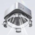 LinkMejor Desktop Stand for Mac mini M4/M4 Pro Dissipation Bracket Aluminum Alloy Mount Dock Cooling Holder Accessories