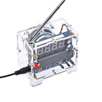 TEA5767 FM Radio DIY Kit 87MHz-108MHz Digital Display Receiver with 5W 8ohm Speaker Antenna Electronic DIY Soldering Kit