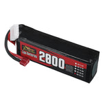LinkMejor Power 22.2V 2800mAh 100C 6S LiPo Battery T Plug for RC Car