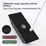 Elfeland Rechargeable LED Motion Sensor Wall Light with Remote Control Up & Down Glow 3 Color Temperatures Auto-Off Magnetic Night Lamp