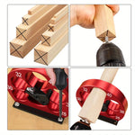 Adjustable Drill Milling Dowel Round Rod Tool with Carbide Blade 25-40mm Holes Electric Drill Milling Dowel Maker Jig