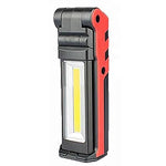 Bikight Adjustable Bright Magnetic LED Work Light for Car Repair USB Foldable Dimming COB Flashlight Lamps