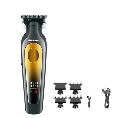 LinkMejor Electric Hair Clipper USB Rechargeable Professional Hair Clipper Perfect Trim Men's Hair Style Suitable For Home And Salon Use