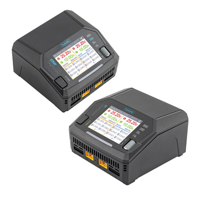ToolkitRC M6DAC PRO M6DAC V2 18A AC200-300W DC800W Charger IPS 2.8" LCD 320×240p× for 1-6S LiPo LiHV LiFe Lilon LTO 1-16S NiMH 1-10S Pb Battery