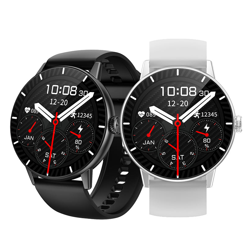 DT NO.1 DTM5 1.43-inch HD Screen AI Voice Assistant Third-party APP Download Whatsapp Real-time Reply Heart Rate Blood Oxygen Monitor Sleep Monitoring Breathing Training Multi-sport Modes IP68 Waterproof Smart Watch