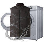 LinkMejor HV-06 Smart Heated Vest 6 Heating Zones USB Rechargeable Polyester Washable Winter Electric Heating Vest Outdoor Work Warm Clothing
