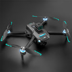 LinkMejor S159 GPS 5G WiFi FPV with 5.9inch LCD Screen Controller 720P HD Dual Camera Servo Gimbal 360° Obstacle Avoidance Brushless Foldable RC Drone Quadcopter RTF
