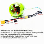[HK Direct] Apisqueen 12V~16V U1 Underwater Drive with 45A Bidirectional ESC 4.41 lbs Thrust Force Brushless Underwater Drive/Propeller for ROV Boats CCW