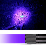 LinkMejor U01 9x LED Violet Light Multifunction UV LED Flashlight Fluorescence Detection Pen AAA