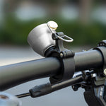 LinkMejor Mini 90dB Press-type Bicycle Bell Retro High Decibel Crisp Cycling Horn for 22-31.8mm Bike Handlebars
