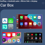 LinkMejor Q1BP 4-in-1 Wireless CarPlay Android Auto MirrorLink AirPIay Adapter Convert Wired to Wireless USB Plug and Play BT5.0
