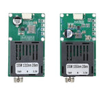 Sky/Ground TTL Optical Transceiver Module DC 5.5-26V FC RX/TX/AV/VCC/GND Interface for Drones TTL to Fiber Optic Module