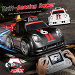 YLRC C6 Mini RC Drift Car with Dual Mode LED Lights Sound Optional HD Camera Screen Remote Control Smart Induction Following Children's Toys Gift Desktop Vehicles Models