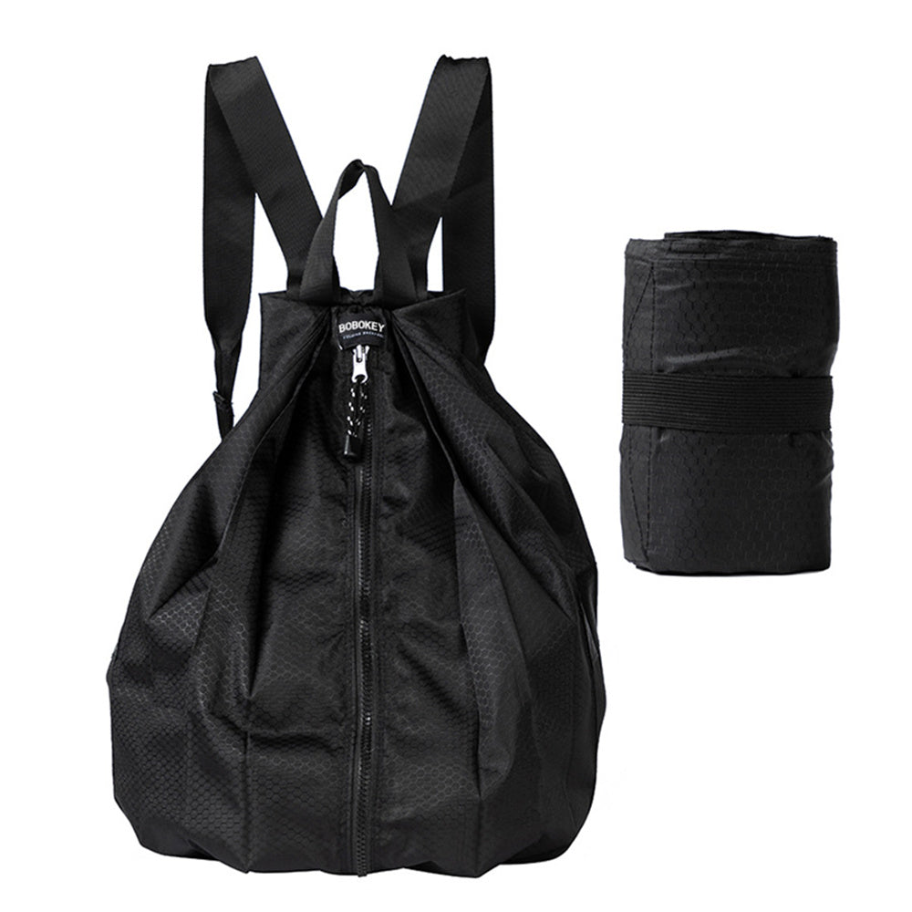 IPRee Simple and Large-Capacity Folding Backpack Portable and Thickened Lightweight Waterproof Sports Folding Bag for Outdoor Travel