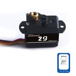 2g Digital RC Servo Waterproof Metal Gears for DIY Mini Airplane Fixed-Wing