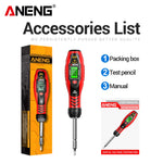 LinkMejor B29 Voltage Tester Electric Test Pen NCV Screwdriver 30-1000V AC Dual Backlight Buzzer Auto Off Insulated Tester