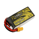 LinkMejor R-LINE V3.0 4S 14.8V 1550mAh 120C LiPo Battery XT60 Plug for Mark5 Analog / HD 5 Inch Freestyle RC Drone FPV Racing