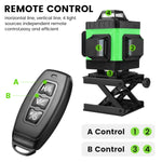 LinkMejor 4D 16 Line Green Laser Level IP54 Self-Leveling 4000mAh Battery Touch Screen for Indoor/Outdoor Construction