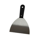 Carbon Steel Putty Knife Set 7 Sizes Flexible Drywall Scraper Kit Stainless Steel Blade Soft Grip Handle Canvas Storage Bag Rust Resistant Painting Wall Repair Tools