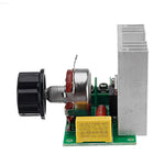 4000W SCR Electronic Voltage Regulator Speed Controller Control Board Governor Dimmer High Power Module AC 220V Resistive Load