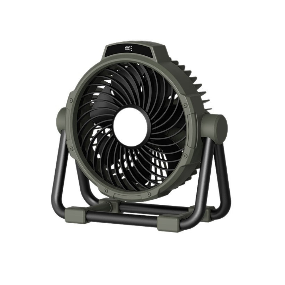 Tevorex Rechargeable Camping Fan 10000mAh Portable Fan with Remote Control LCD Display 5 Speeds Quiet Operation for Outdoor Travel