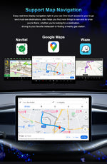 2-in-1 Wireless CarPlay Android Auto Box CP/AA Adapter 5G Wifi & BT 5.0 Support Mobile Phones Vehicles