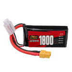 LinkMejor 2S 7.4V 1800mAh 120C 13.32Wh LiPo Battery XT60 Plug for RC Drone
