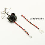 Eachine TX02 FPV Transmitter NTSC Super Mini AIO 5.8GHz 40CH 200mW VTX w/ 600TVL 1/4 Cmos Camera for RC Drone