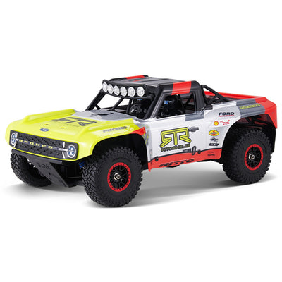 LinkMejor 11871 FSC18 for Ford Bronco RTR Fun-Haver EB 1/18 2.4G 4WD 45km/h Brushless RC Car Officially Licensed Ultra4 Racing Short Course Chassis Metal Differential Oil Shocks Drive Shafts LED Light Off-Road Truck Vehicles Models Toys