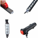 LinkMejor 12V 48LED 5050smd Car Decorative Atmosphere Light Strips SUV Interior Footwell Neon Lamp